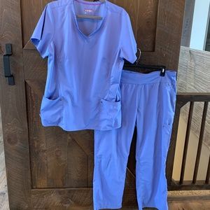 Healing Hands Purple Label Yoga Scrub Set